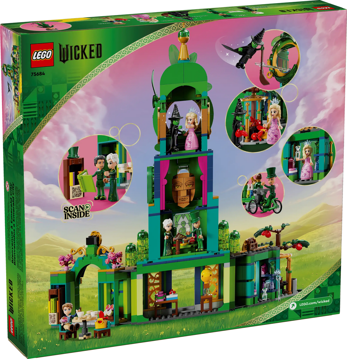 LEGO Wicked 75684 Welcome to Emerald City product image 2, provided for visual reference and product detail review