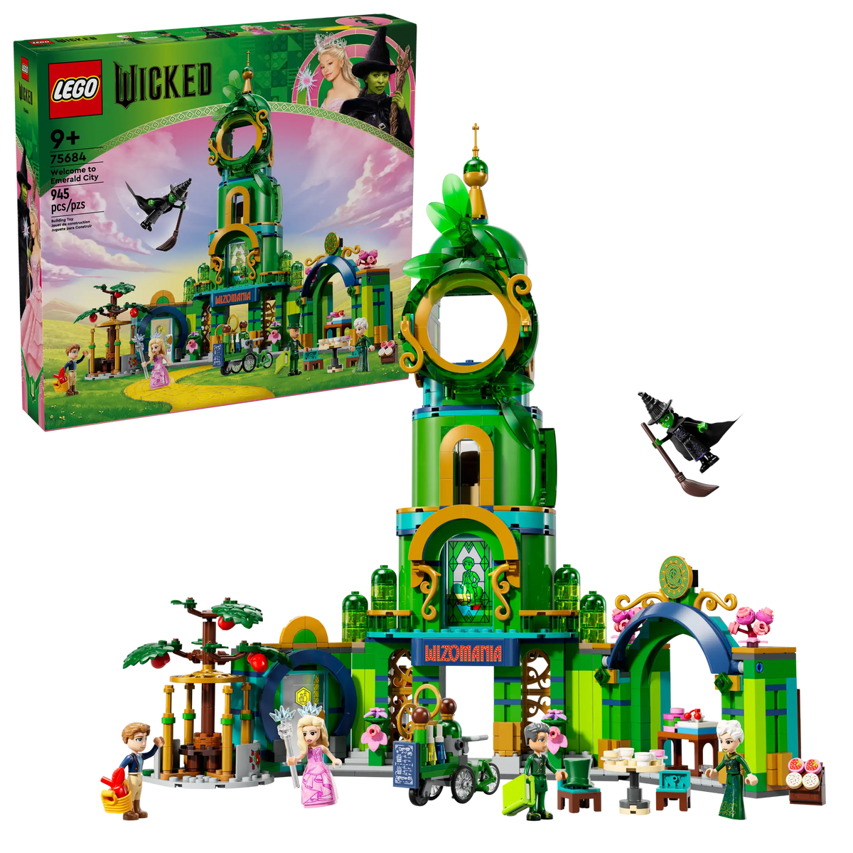 LEGO Wicked 75684 Welcome to Emerald City product image 1, provided for visual reference and product detail review