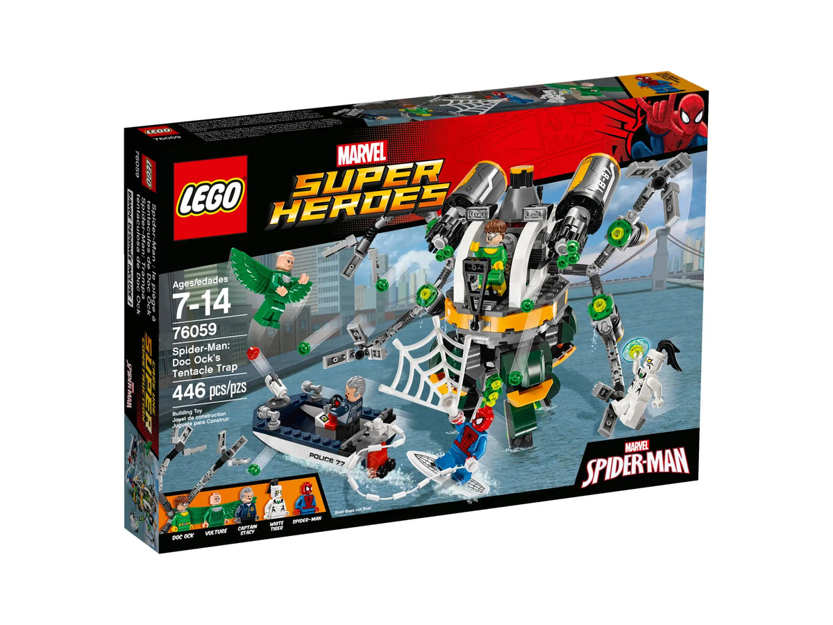 LEGO Marvel 76059 Spider-Man: Doc Ock’s Tentacle Trap product image 1, provided for visual reference and product detail