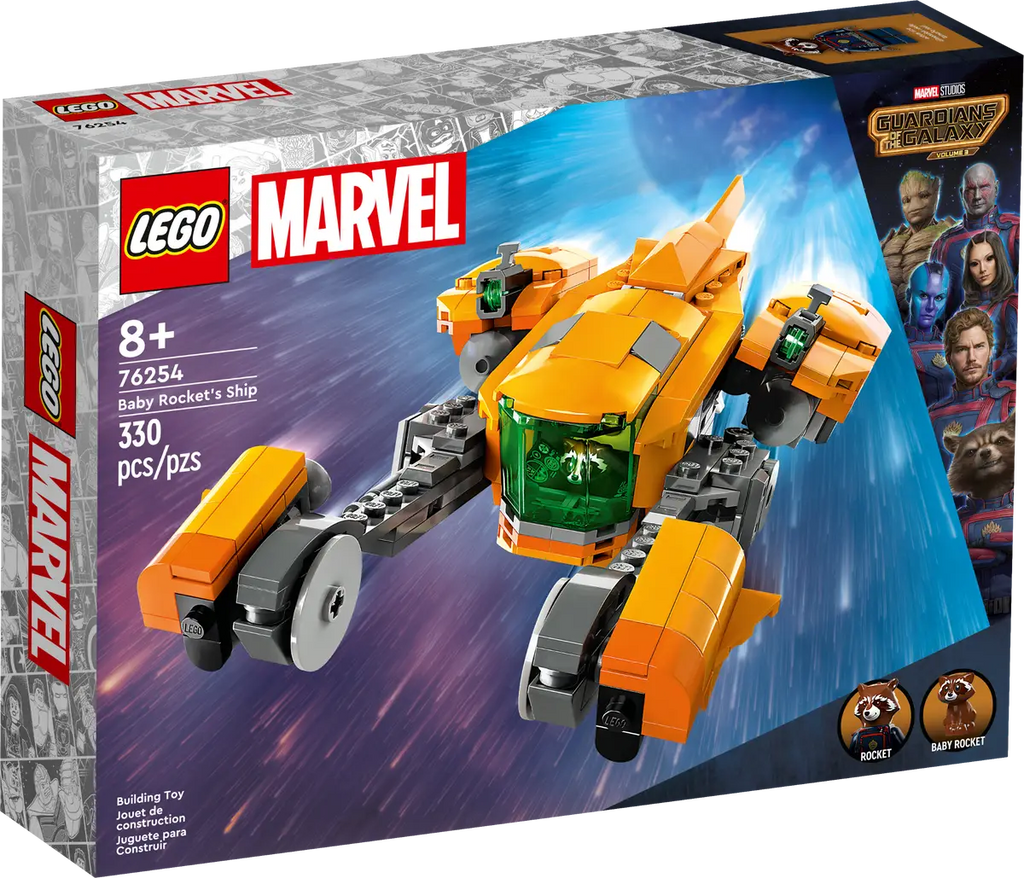 LEGO Marvel 76254 Baby Rocket's Ship product image 1, provided for visual reference and product detail review