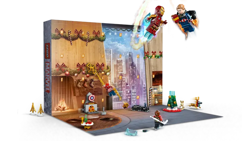 LEGO Marvel Avengers Advent Calendar 2023 76267 product image 3, provided for visual reference and product detail review