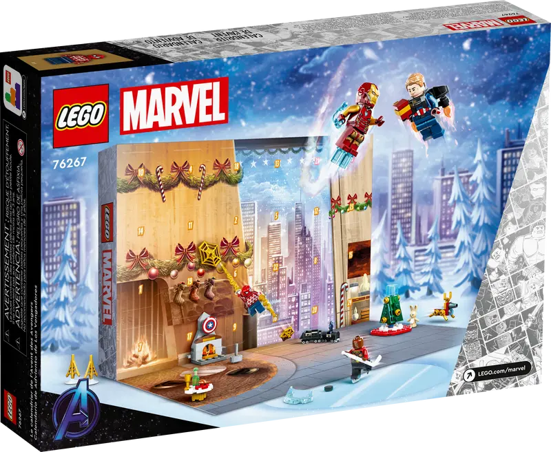 LEGO Marvel Avengers Advent Calendar 2023 76267 product image 4, provided for visual reference and product detail review