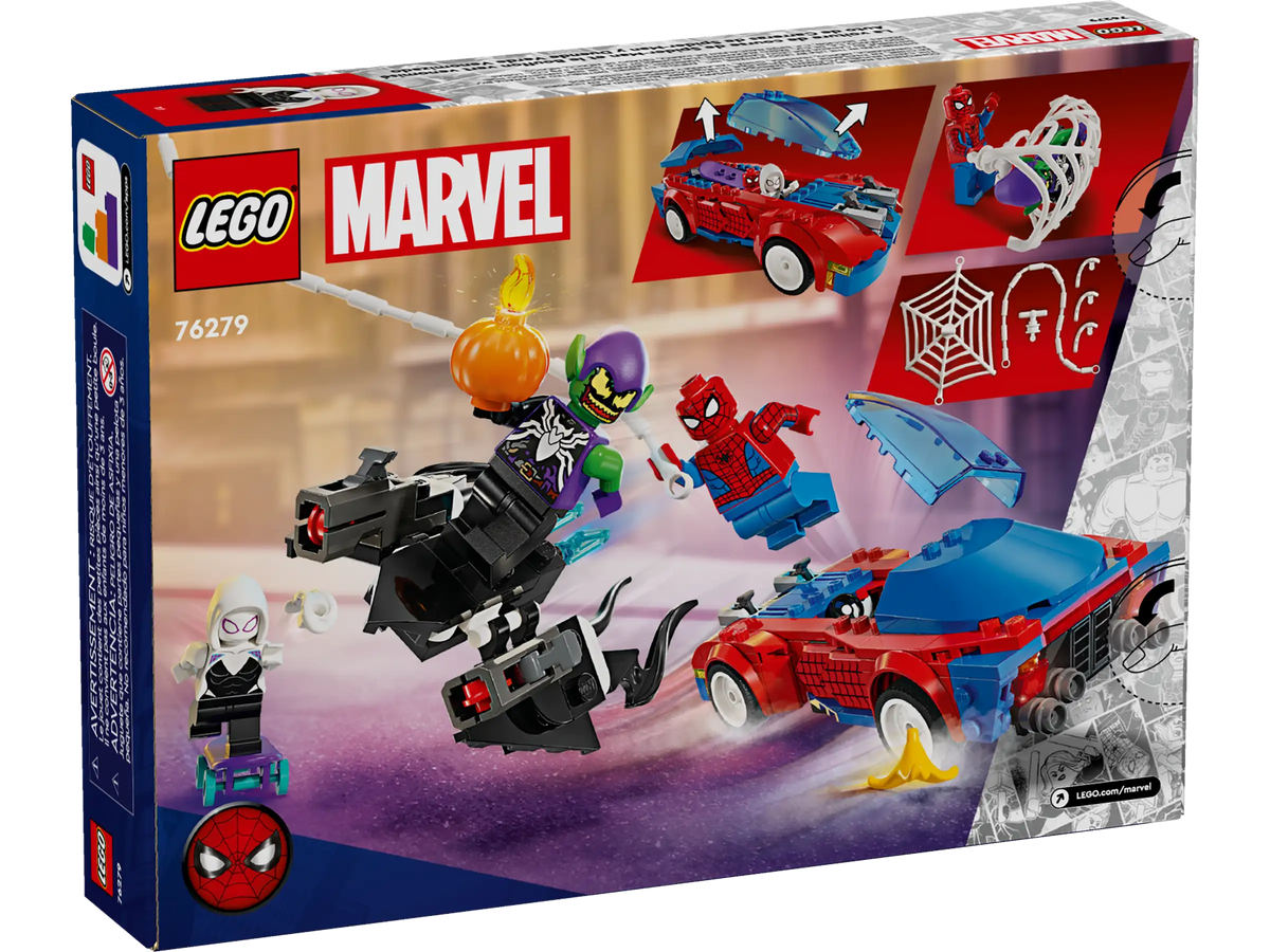 LEGO Marvel 76279 Spider-Man Race Car & Venom Green Goblin product image 2, provided for visual reference and product detail