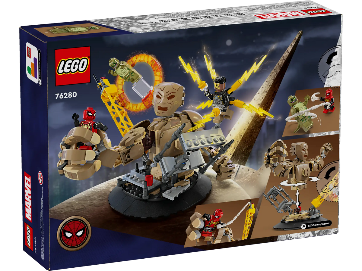 LEGO Marvel 76280 Spider-Man vs. Sandman: Final Battle product image 2, provided for visual reference and product detail