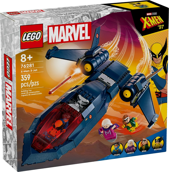LEGO Marvel 76281 X-Men X-Jet product image 1, provided for visual reference and product detail review