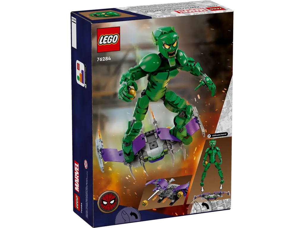 LEGO Marvel 76284 Green Goblin Construction Figure product image 2, provided for visual reference and product detail review