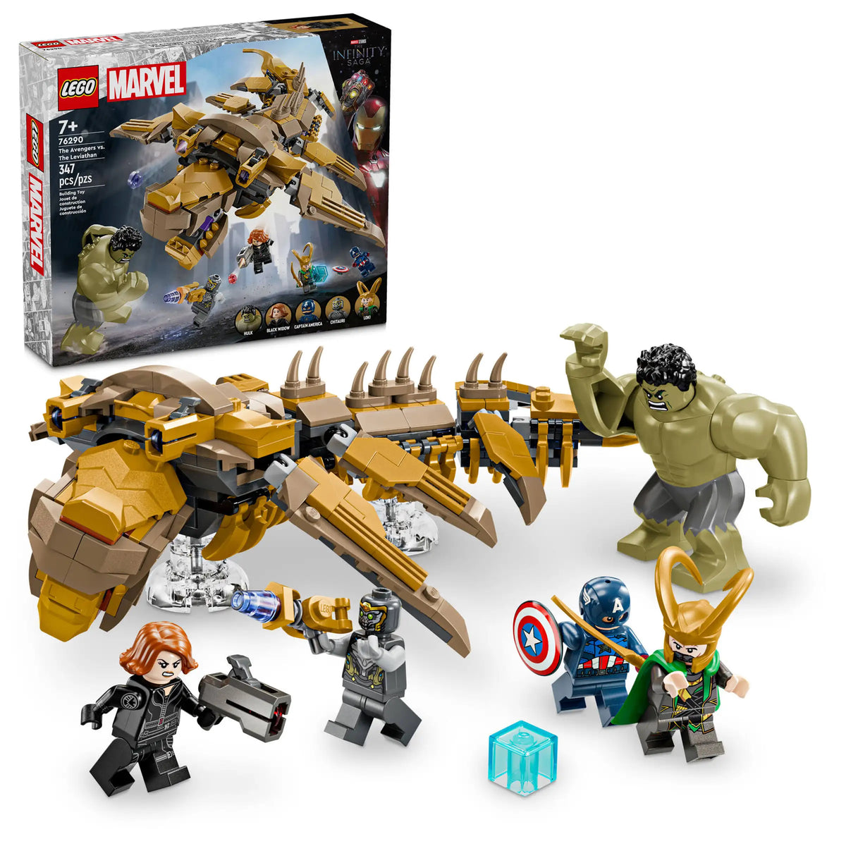 LEGO Marvel 76290 The Avengers vs. The Leviathan product image 1, provided for visual reference and product detail review