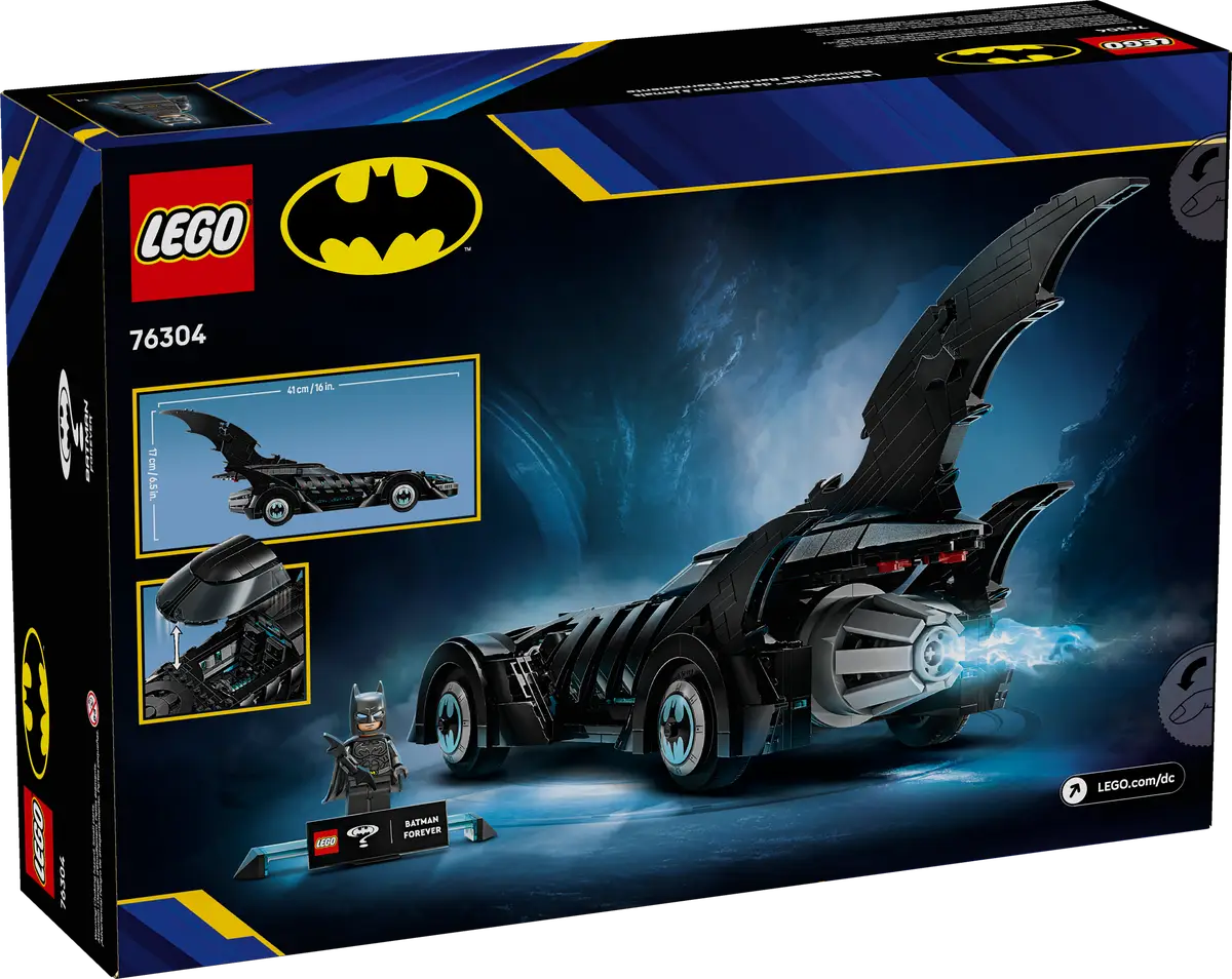 LEGO Batman 76304 Batman Forever Batmobile product image 2, provided for visual reference and product detail review