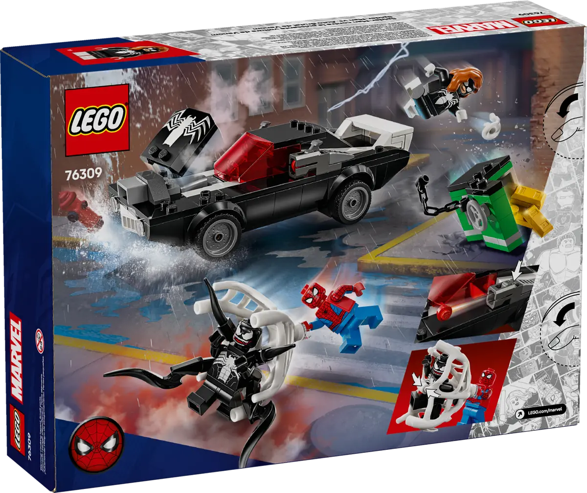 LEGO Marvel 76309 Spider-Man vs. Venom Muscle Car product image 2, provided for visual reference and product detail review