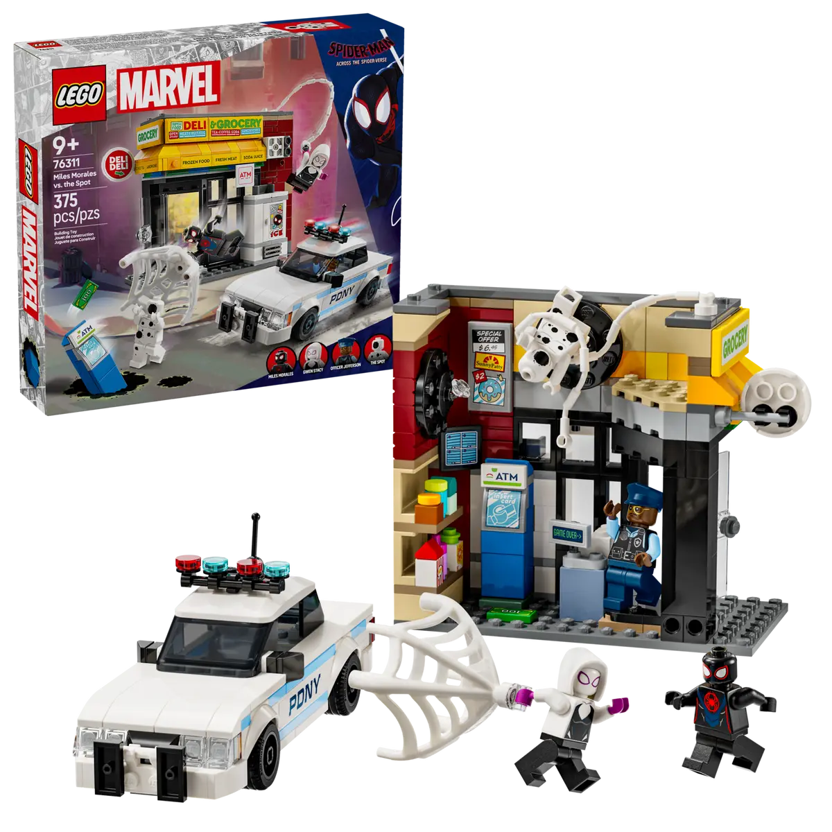 LEGO Marvel 76311 Spider-Verse: Miles Morales vs. The Spot product image 1, provided for visual reference and product detail