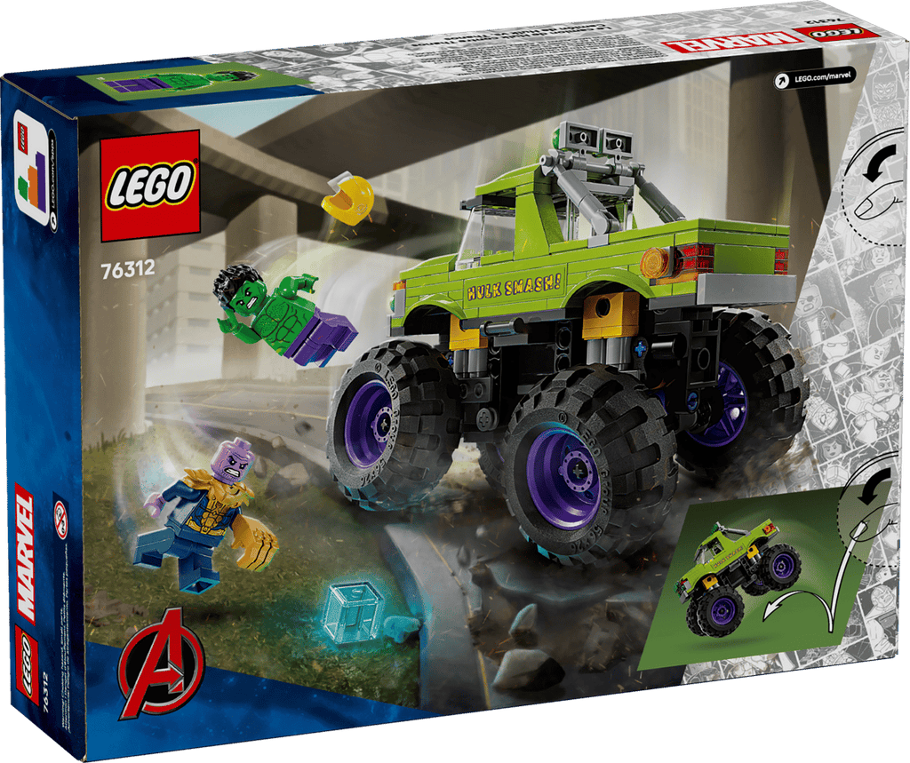 LEGO Marvel 76312 The Hulk Truck vs. Thanos product image 2, provided for visual reference and product detail review
