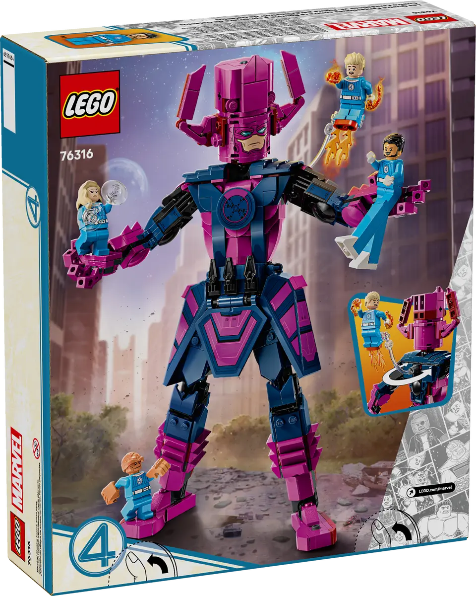 LEGO Marvel 76316 Fantastic Four vs. Galactus Construction Figure product image 2, provided for visual reference and product