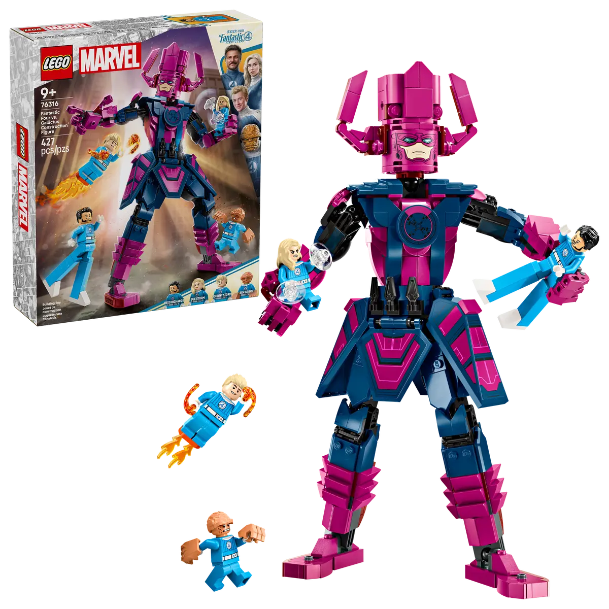 LEGO Marvel 76316 Fantastic Four vs. Galactus Construction Figure product image 1, provided for visual reference and product