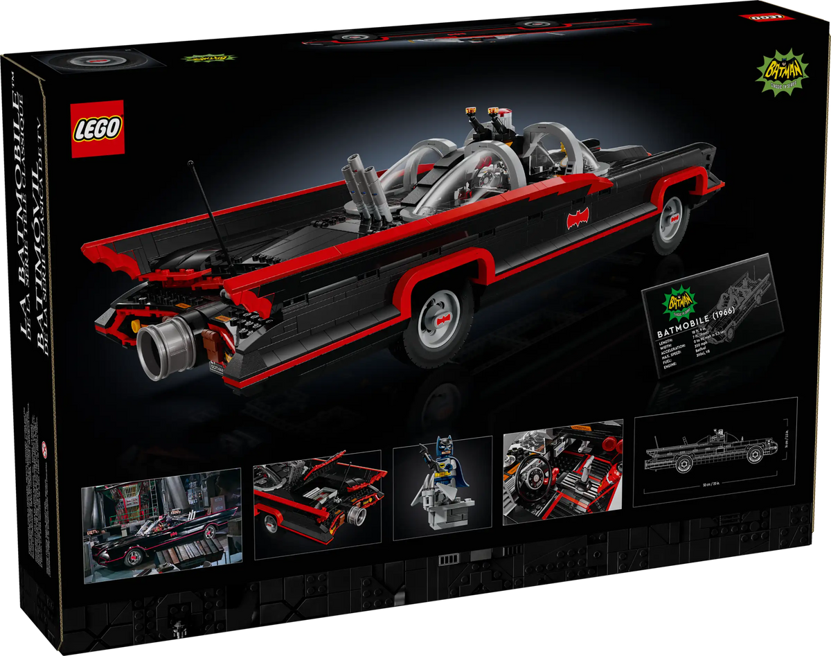 LEGO Batman 76328 The Classic TV Series Batmobile product image 2, provided for visual reference and product detail review