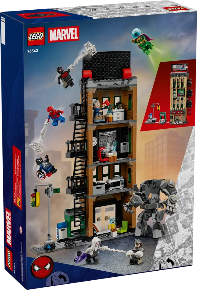 LEGO Marvel 76342 Spider-Man vs. Mysterio: The Daily Bugle product image 2, provided for visual reference and product detail