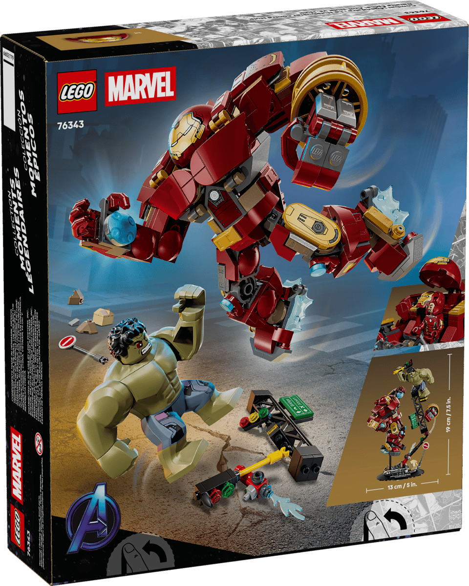 LEGO Marvel 76343 Epic Battle: Hulkbuster vs. The Hulk product image 2, provided for visual reference and product detail