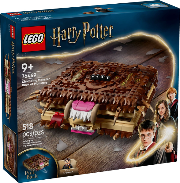 LEGO Harry Potter 76449 Chomping Monster Book of Monsters product image 1, provided for visual reference and product detail