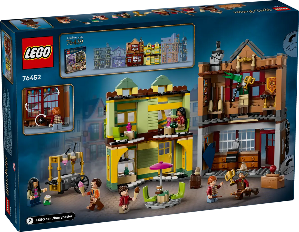 LEGO Harry Potter 76452 Quality Quidditch Supplies & Ice Cream Parlour product image 2, provided for visual reference and