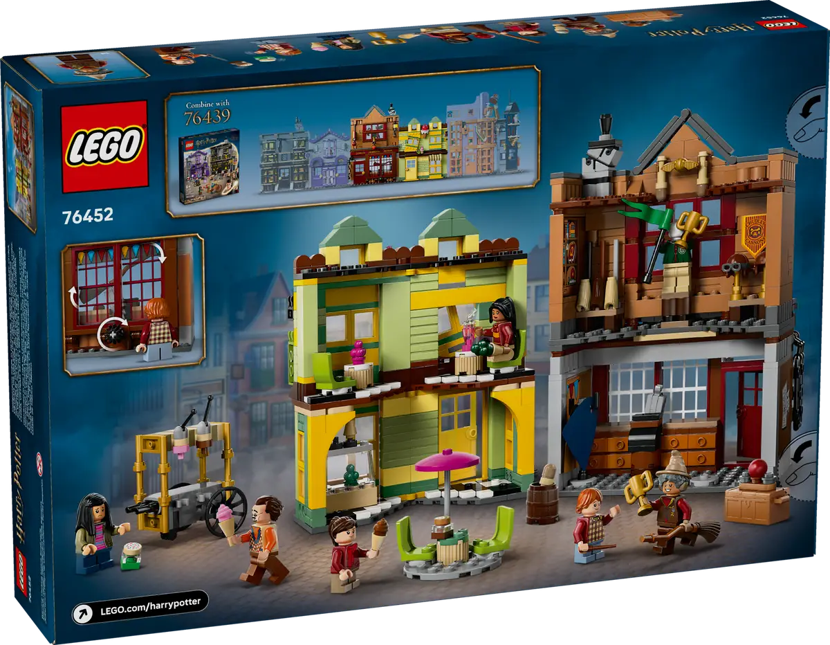 LEGO Harry Potter 76452 Quality Quidditch Supplies & Ice Cream Parlour product image 2, provided for visual reference and