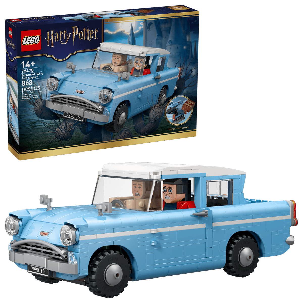 LEGO Harry Potter 76470 Enchanted Flying Ford Anglia product image 1, provided for visual reference and product detail review