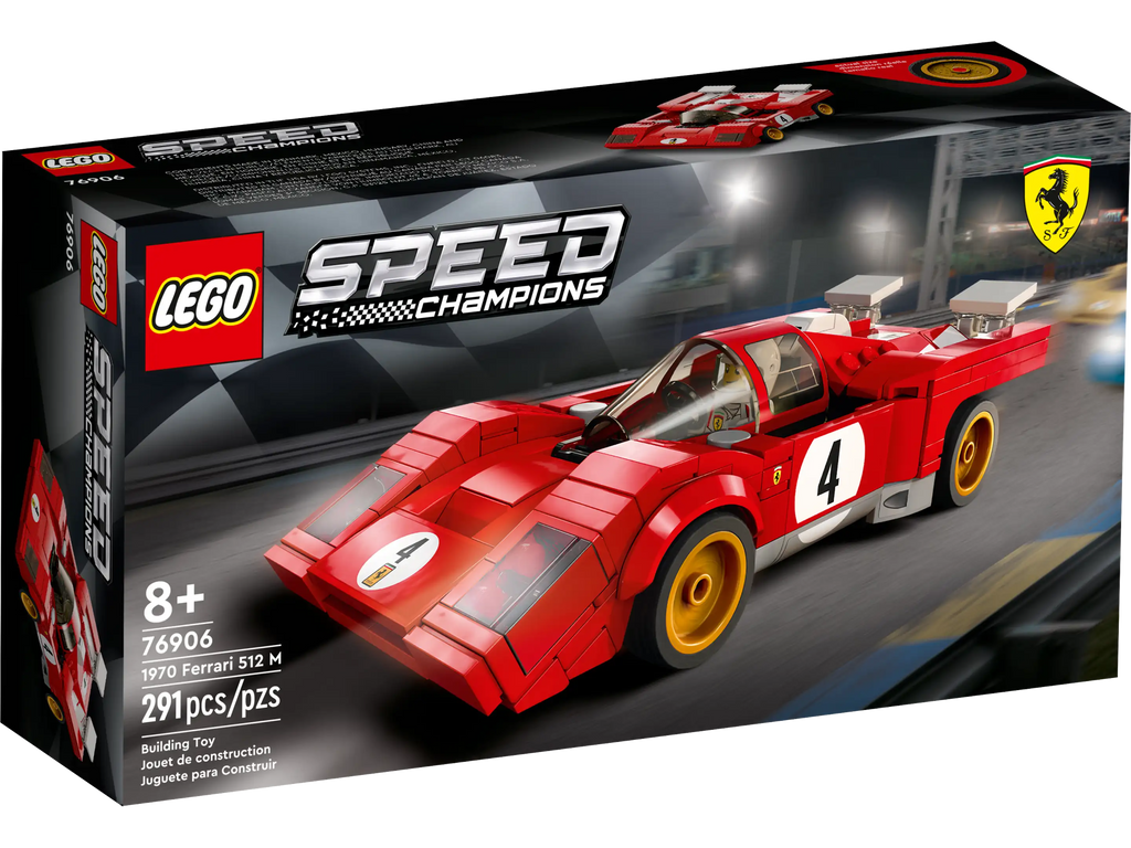 LEGO Speed Champions 76906 1970 Ferrari 512 M product image 1, provided for visual reference and product detail review