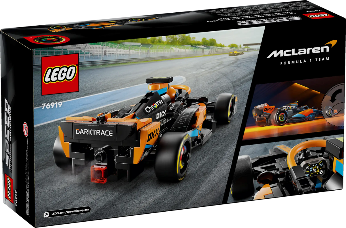 LEGO Speed Champions 76919 2023 McLaren Formula 1 Race Car product image 2, provided for visual reference and product detail
