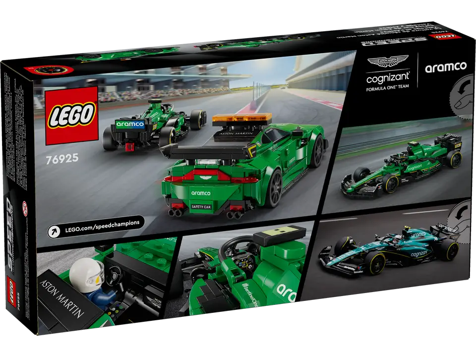 LEGO Speed Champions 76925 Aston Martin Safety Car & AMR23 product image 2, provided for visual reference and product detail