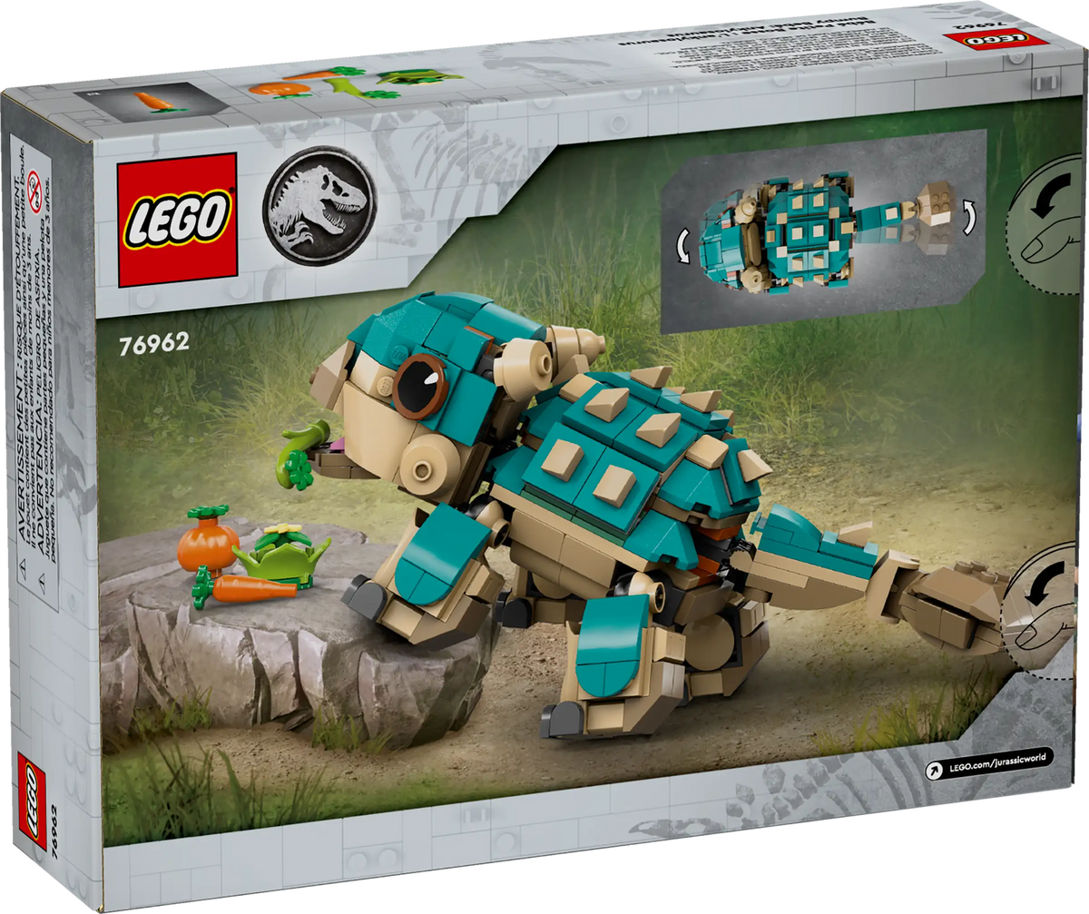 LEGO Jurassic World 76962 Baby Bumpy: Ankylosaurus product image 2, provided for visual reference and product detail review