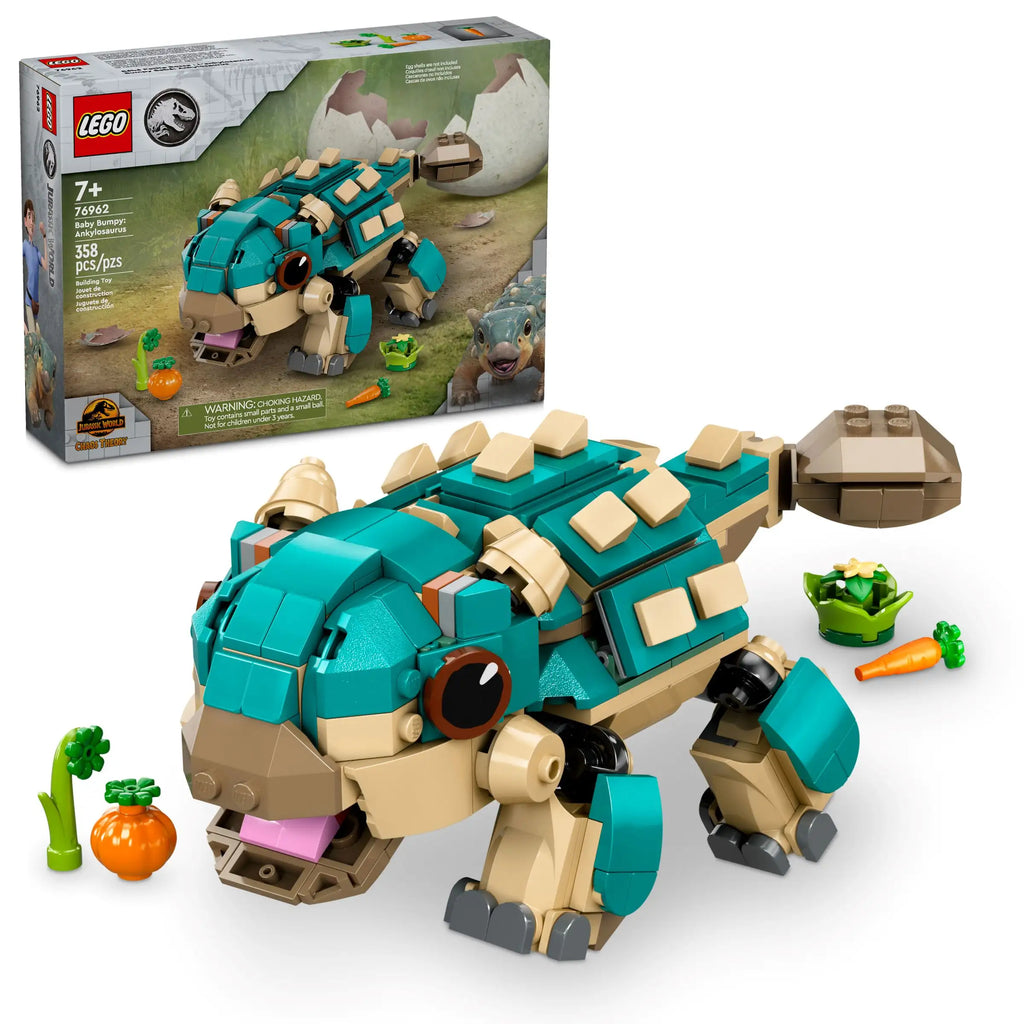 LEGO Jurassic World 76962 Baby Bumpy: Ankylosaurus product image 1, provided for visual reference and product detail review