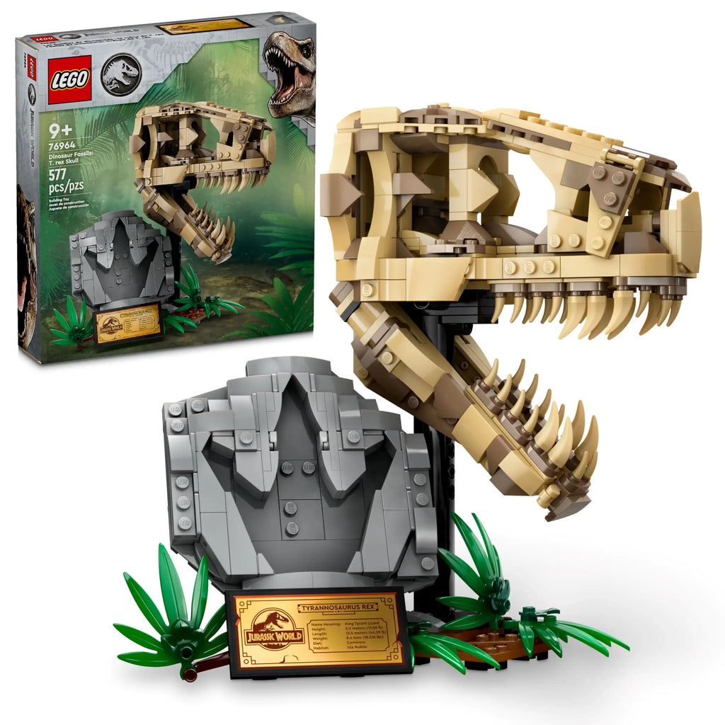 LEGO Jurassic World 76964 Dinosaur Fossils: T. rex Skull product image 1, provided for visual reference and product detail