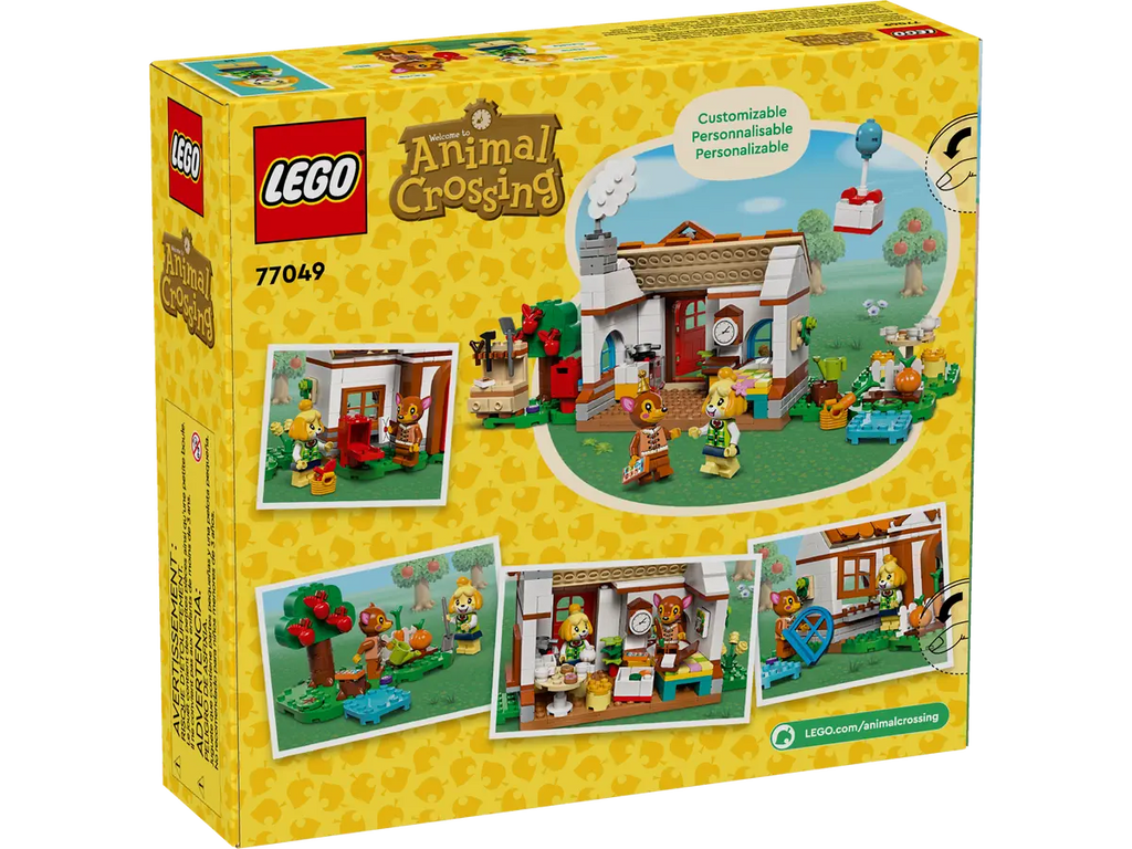 LEGO Animal Crossing 77049 Isabelle's House Visit product image 2, provided for visual reference and product detail review