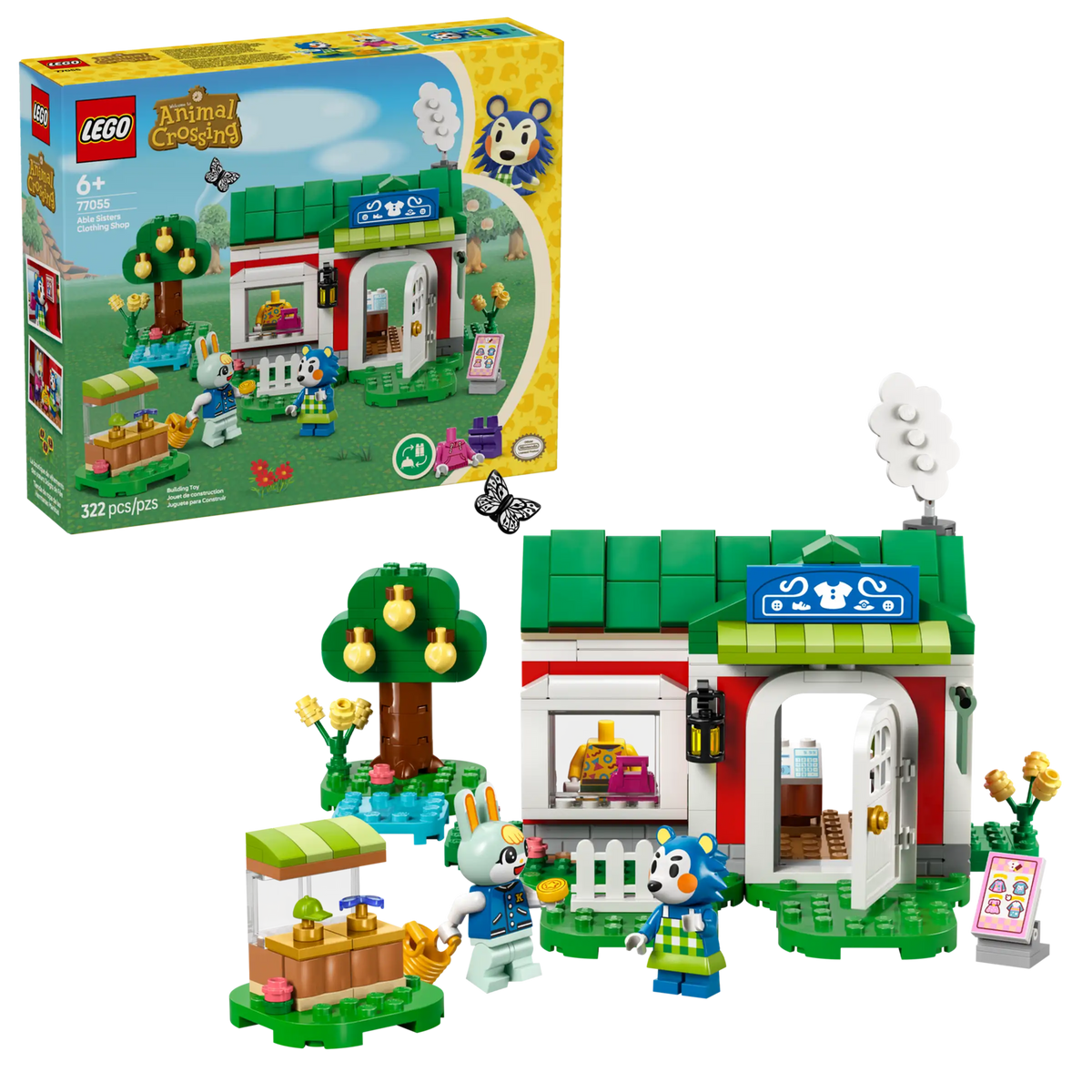 LEGO Animal Crossing 77055 Able Sisters Clothing Shop product image 1, provided for visual reference and product detail