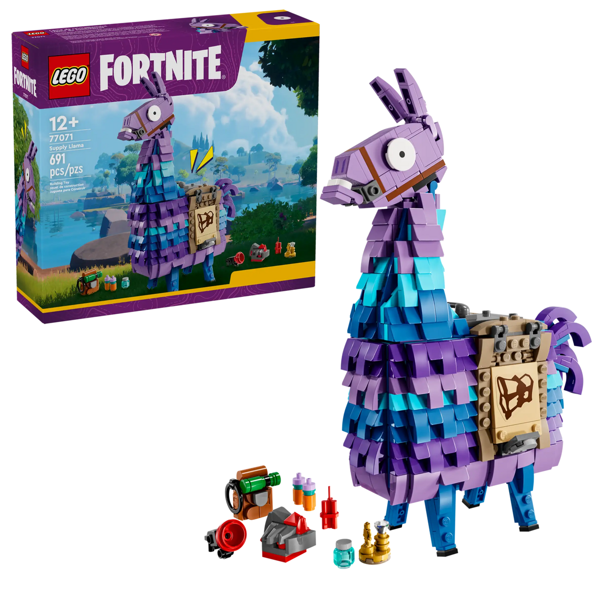 LEGO Fortnite 77071 Supply Llama product image 1, provided for visual reference and product detail review