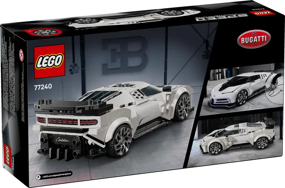 LEGO Speed Champions 77240 Bugatti Centodieci Hyper Sports Car product image 2, provided for visual reference and product