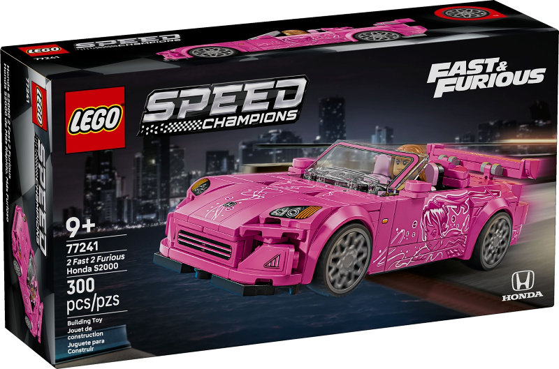 LEGO Speed Champions 77241 2 Fast 2 Furious Honda S2000 product image 1, provided for visual reference and product detail