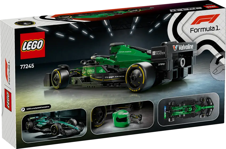 LEGO Speed Champions 77245 Aston Martin Aramco F1 AMR24 product image 2, provided for visual reference and product detail