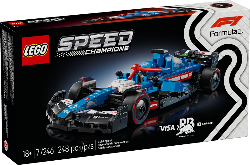 LEGO Speed Champions 77246 Visa Cash App RB VCARB 01 F1 Race Car product image 1, provided for visual reference and product