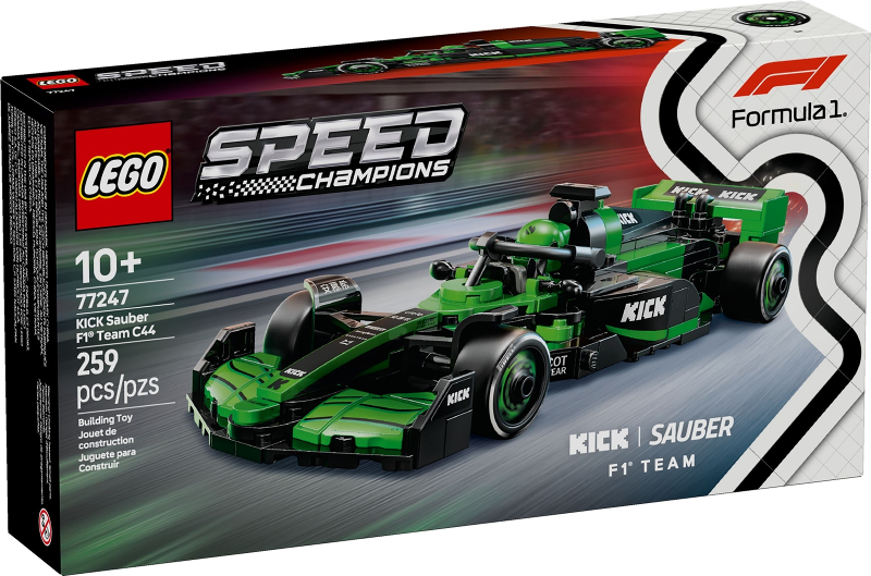 LEGO Speed Champions 77247 KICK Sauber F1 Team C44 product image 1, provided for visual reference and product detail review