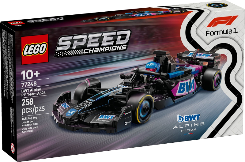 LEGO Speed Champions 77248 BWT Alpine F1 Team A524 product image 1, provided for visual reference and product detail review