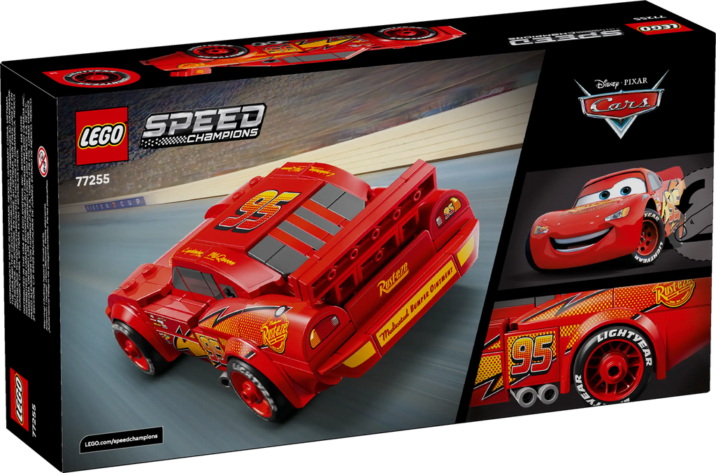 LEGO Speed Champions 77255 Lightning McQueen product image 2, provided for visual reference and product detail review