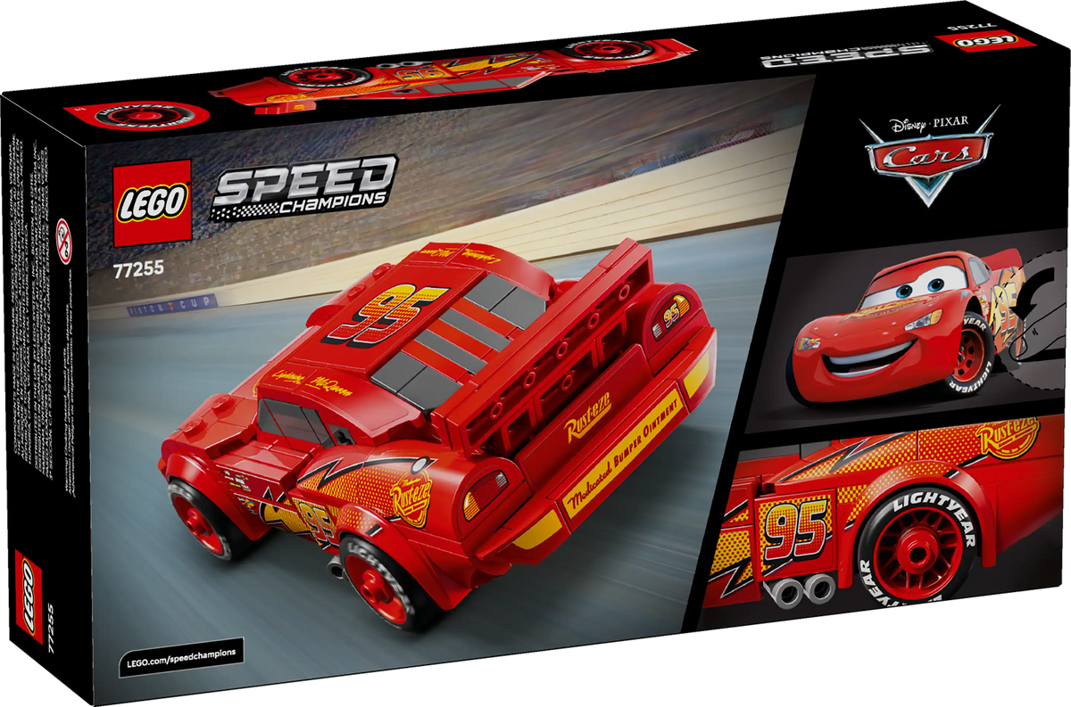 LEGO Speed Champions 77255 Lightning McQueen product image 2, provided for visual reference and product detail review