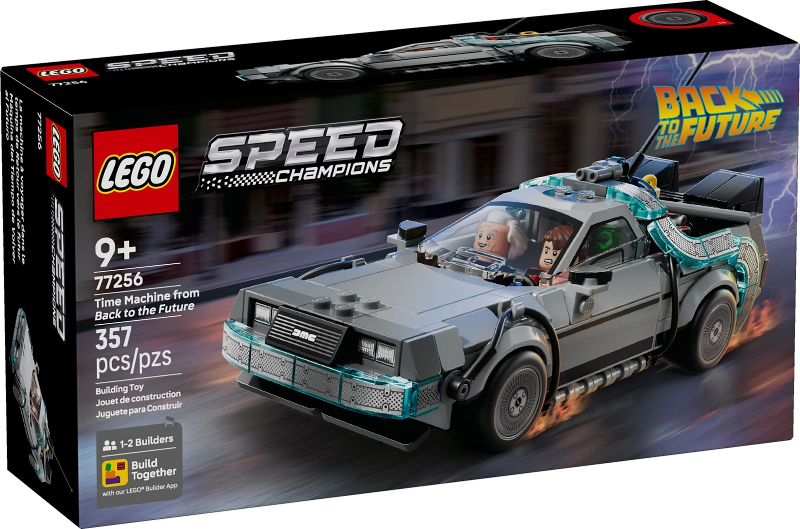 Lego Speed Champions 77256 Time Machine from Back to the Future product image 1, provided for visual reference and product