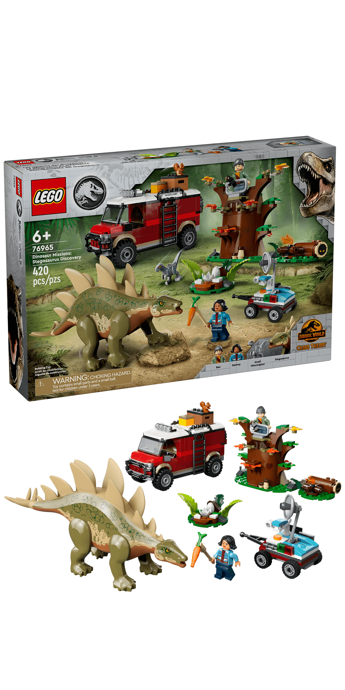 76965 Dinosaur Missions: Stegosaurus Discovery product image 2, provided for visual reference and product detail review