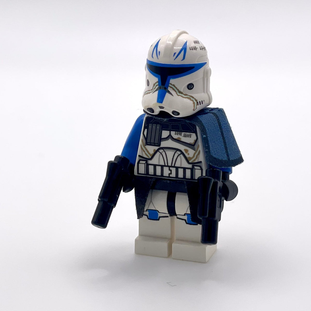 Clone Trooper Captain Rex, 501st Legion (Phase 2) - Blue Cloth Pauldron, Black Cloth Kama, Large Eyes product image 1,