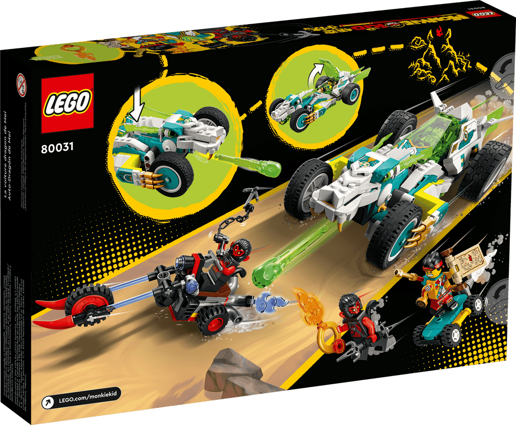 LEGO Monkie Kid 80031 Mei's Dragon Car product image 2, provided for visual reference and product detail review