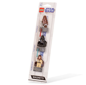 LEGO Star Wars 852554 Chewbacca, Darth Vader, Obi-Wan Kenobi - Magnet Set product image 2, provided for visual reference and