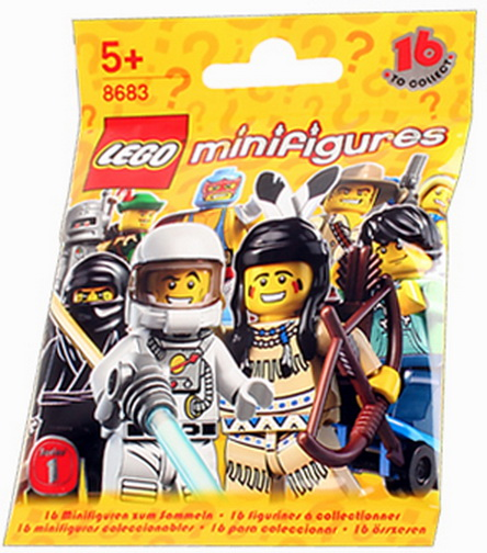 LEGO 8683 Minifigure Series 1 Blind Bag product image 1, provided for visual reference and product detail review