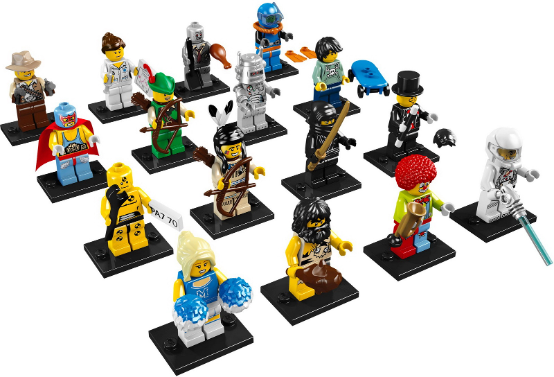LEGO Series 1 | Complete set of 16 product image 1, provided for visual reference and product detail review