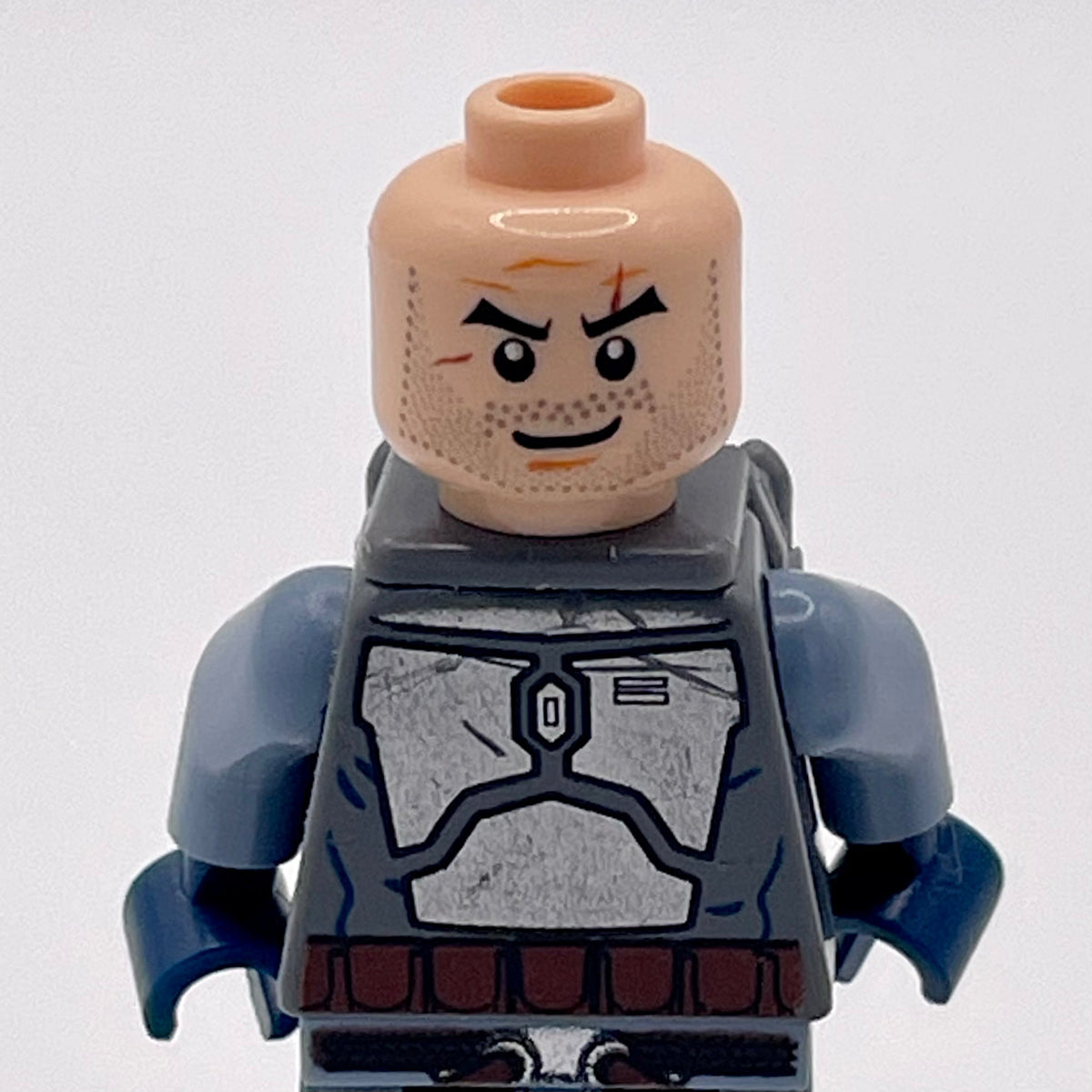 Jango Fett - Light Nougat Head, Smile (DARK GREY JETPACK)(Some Torso Wear) product image 3, provided for visual reference