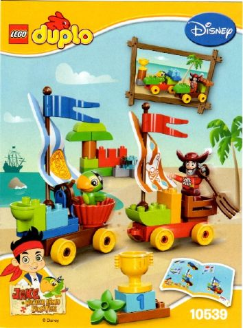 Duplo Jake and the Never Land Pirates Beach Racing product image 2, provided for visual reference and product detail review